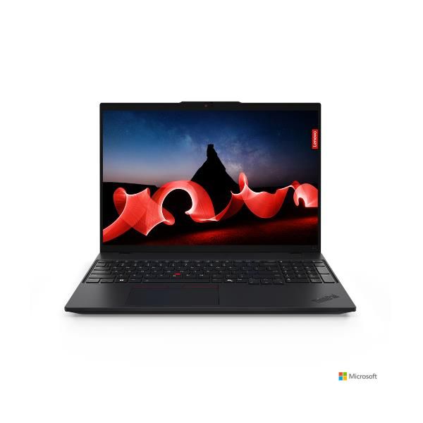 foto del prodotto lenovo thinkpad l16 gen 1 intel intel core ultra 7 155u computer portatile 40,6 cm 16 wuxga 16 gb ddr5 sdram 512 gb ssd wi fi 6e 802.11ax windows 11 pro italiano nero