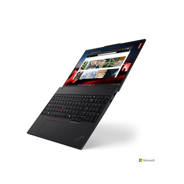 foto del prodotto lenovo thinkpad t16 gen 3 intel core ultra 7 155u computer portatile 40,6 cm 16 wuxga 16 gb ddr5 sdram 512 gb ssd wi fi 6e 802.11ax windows 11 pro italiano nero