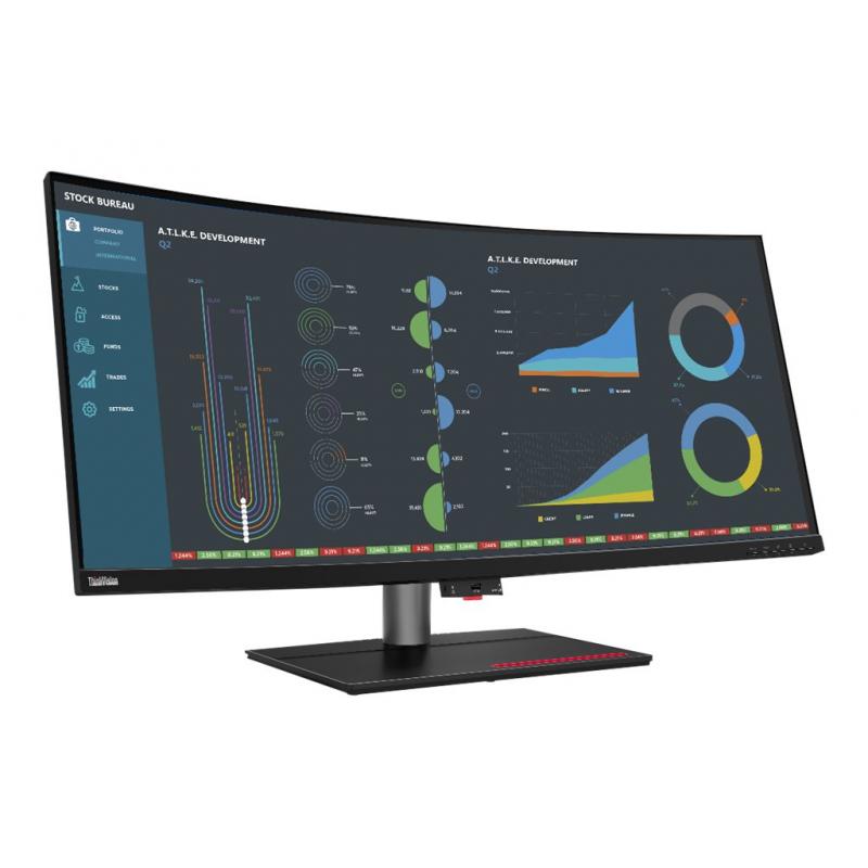foto del prodotto lenovo thinkvision p40w 20 led display 100,8 cm 39.7 5120 x 2160 pixel 5k ultra hd nero