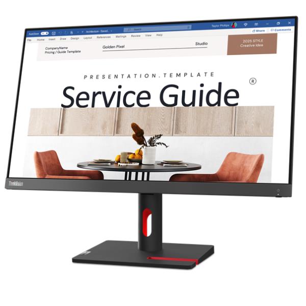 foto del prodotto lenovo thinkvision s22i 30 monitor pc 54,6 cm 21.5 1920 x 1080 pixel full hd lcd nero, grigio
