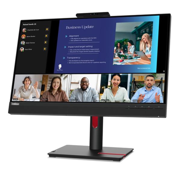 foto del prodotto lenovo thinkvision t24v 30 led display 60,5 cm 23.8 1920 x 1080 pixel full hd nero