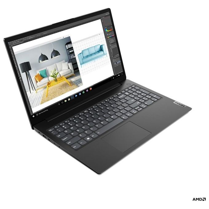 foto del prodotto lenovo v v15 5700u notebook, processore amd ryzen 7-5700u, ram 8gb, hd 512gb ssd, display 15.6'', windows 11 pro