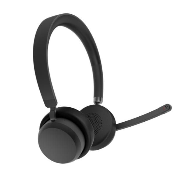 foto del prodotto lenovo wireless voip headset auricolare a padiglione ufficio bluetooth nero