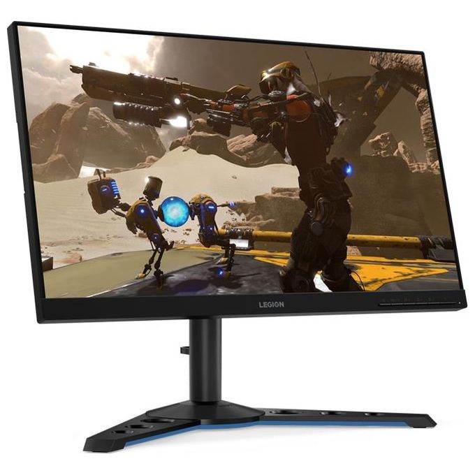 foto del prodotto lenovo y25 25 monitor gaming esports 24.5 fullhd 1920x1080, ips, 1ms, 240hz, freesync premium, g sync, hdr400, hdmi dp, base in metallo , regolabile in inclinazione altezza giro pivot nero