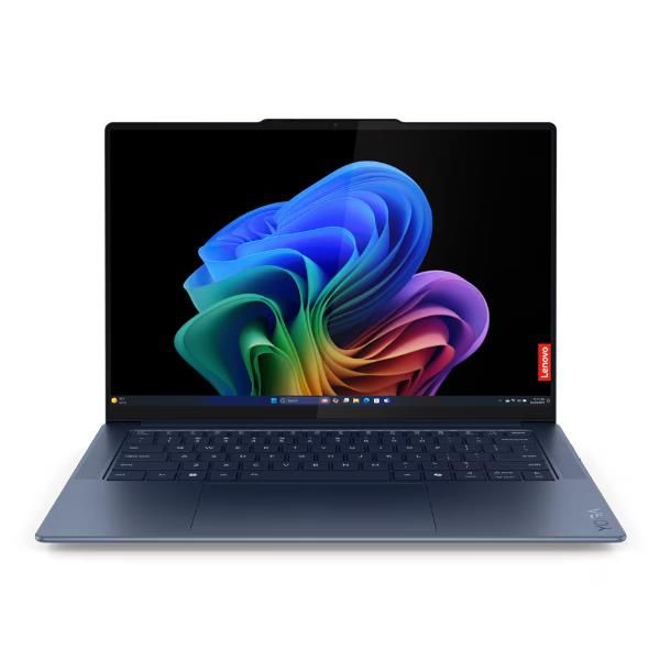 foto del prodotto lenovo yoga slim 7 14q8x9 copilot pc qualcomm snapdragon x1e 78 100 computer portatile 36,8 cm 14.5 touch screen 3k 16 gb lpddr5x sdram 1 tb ssd wi fi 7 802.11be windows 11 pro blu