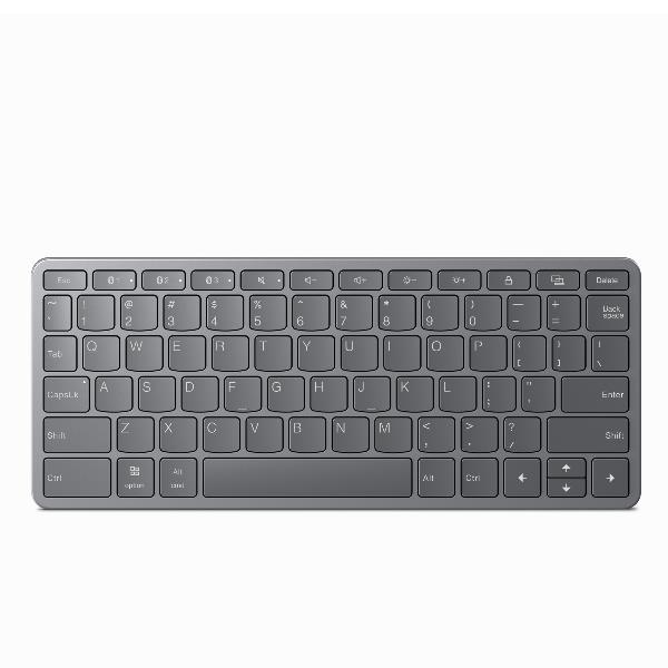 foto del prodotto lenovo zg38c05814 tastiera universale usb bluetooth qwerty grigio