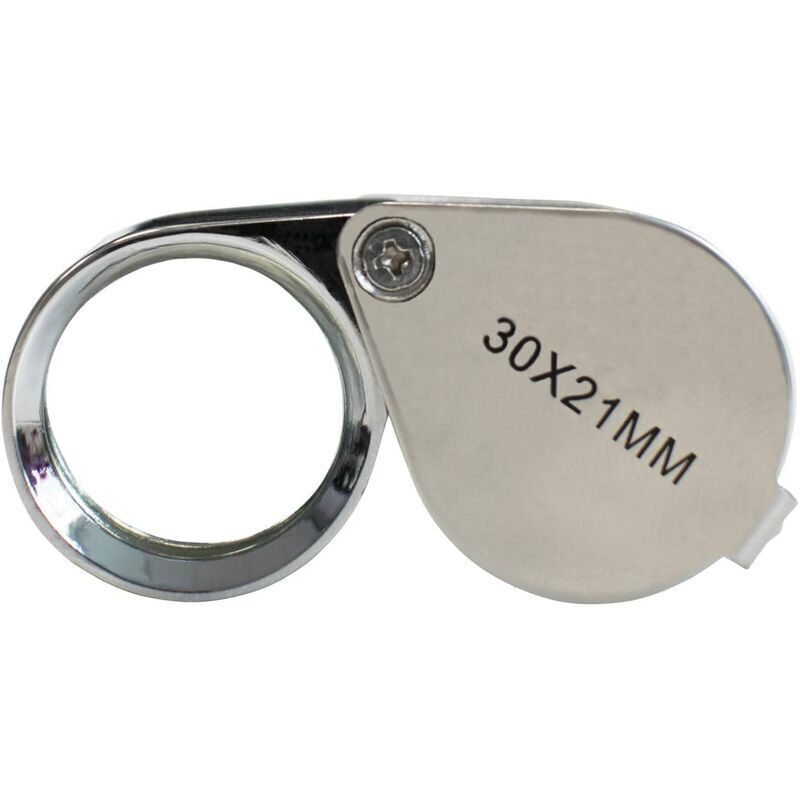 foto del prodotto lente d ingrandimento da gioielliere lente d ingrandimento 30 x 21 mm lente oculare lente d ingrandimento tascabile 30x lente pieghevole