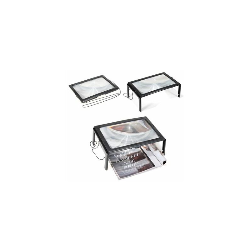 foto del prodotto lente d ingrandimento da lettura con 4 led