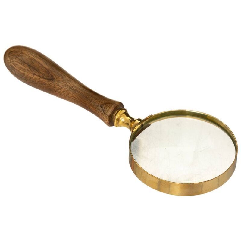 foto del prodotto lente d ingrandimento lou in legno di mango 20x3cm atmosphera cr ateur d'int rieur