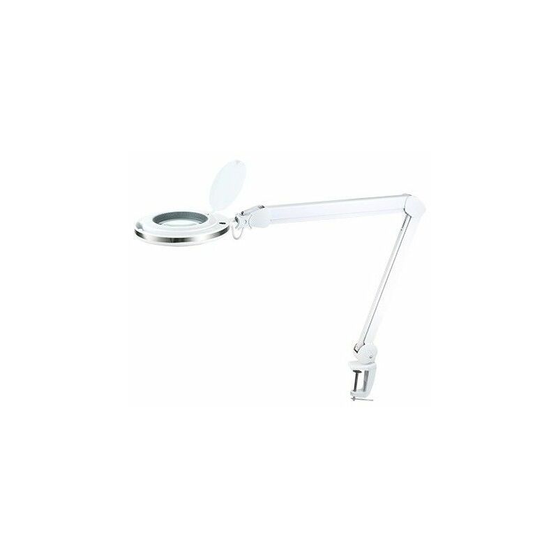 foto del prodotto lente di ingrandimento flexo led 3 morsetto di ingrandimento 8w bianco 6000k gsc 1803225