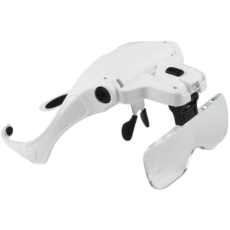 foto del prodotto lente di ingrandimento led occhiali 1.0x-3.5x supporto per fascia regolabile