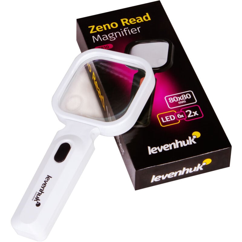 foto del prodotto lente di ingrandimento levenhuk zeno read zr10 bianco