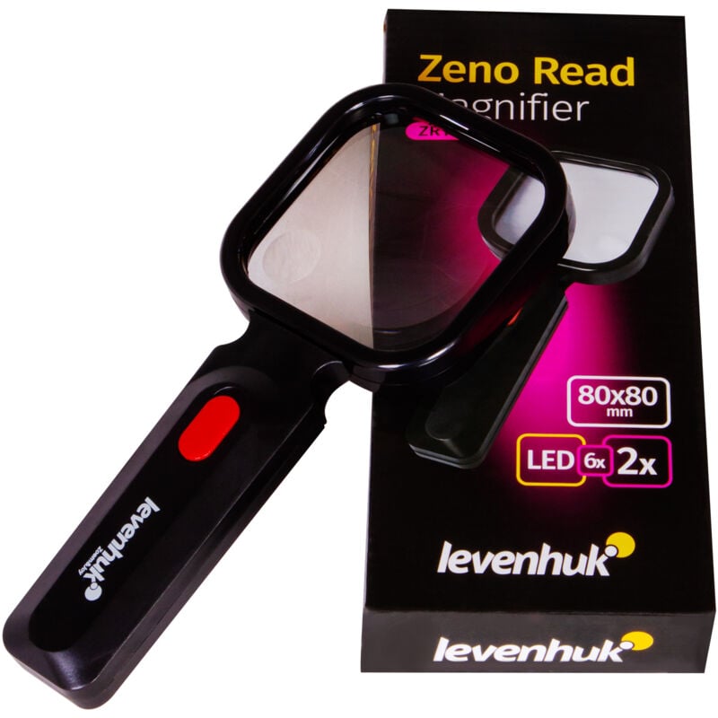 foto del prodotto lente di ingrandimento levenhuk zeno read zr10 nero