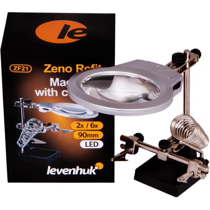 foto del prodotto lente di ingrandimento levenhuk zeno refit zf21
