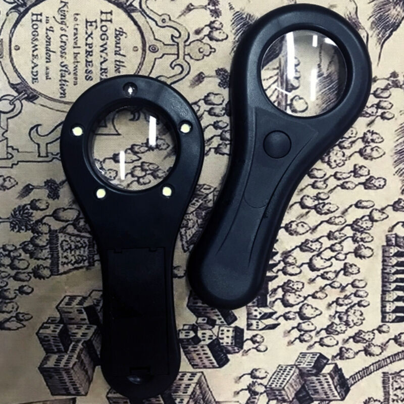 foto del prodotto lente ingrandimento torcia mini ws2111 con 4 led 1 blu uv visione notturna banconote tascabile trade shop traesio