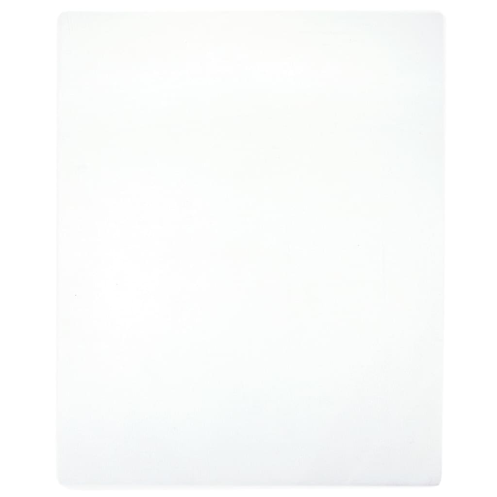 foto del prodotto lenzuola con angoli jersey 2pz bianche 100x200 cm cotone cod mxl 65326