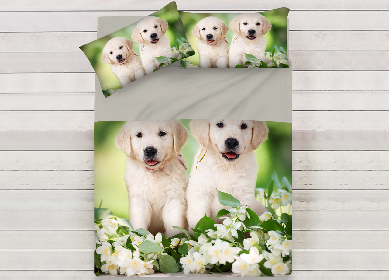 foto del prodotto lenzuola copriletto letto sogni d 39 oro 100 cotone disegno springdog 64 singolo springdog 64