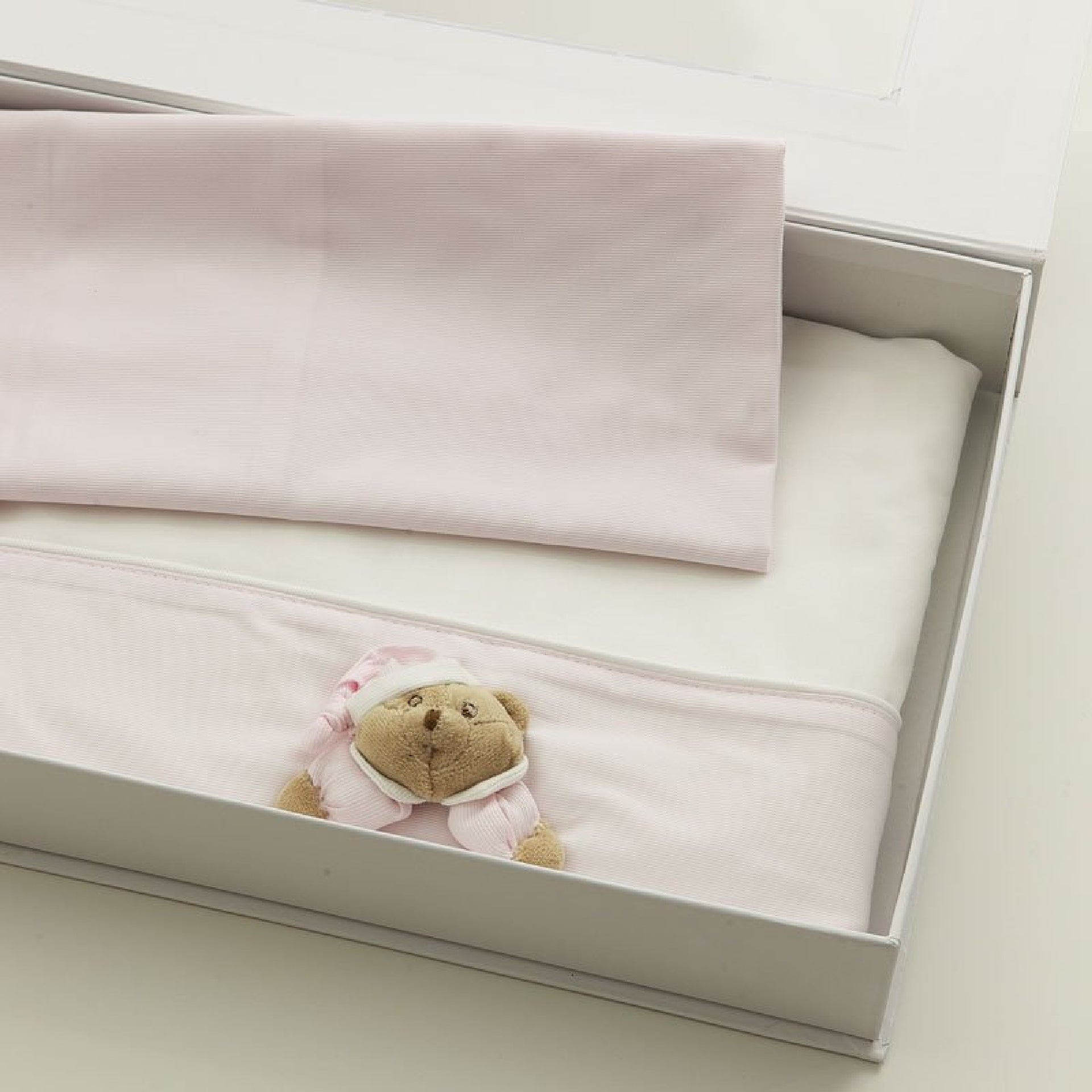 foto del prodotto lenzuola letto puccio rosa 12816r
