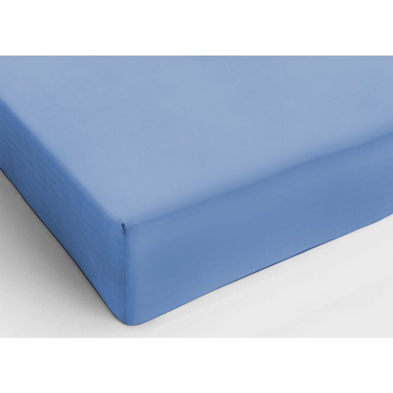 foto del prodotto lenzuola sotto con angoli in morbida flanella in tinta unita, misurasingolocolorebeige