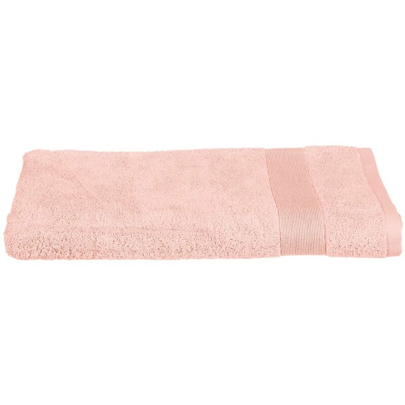 foto del prodotto lenzuolo da bagno in cotone rosa essentiel 100x150cm atmosphera cr ateur d int rieur