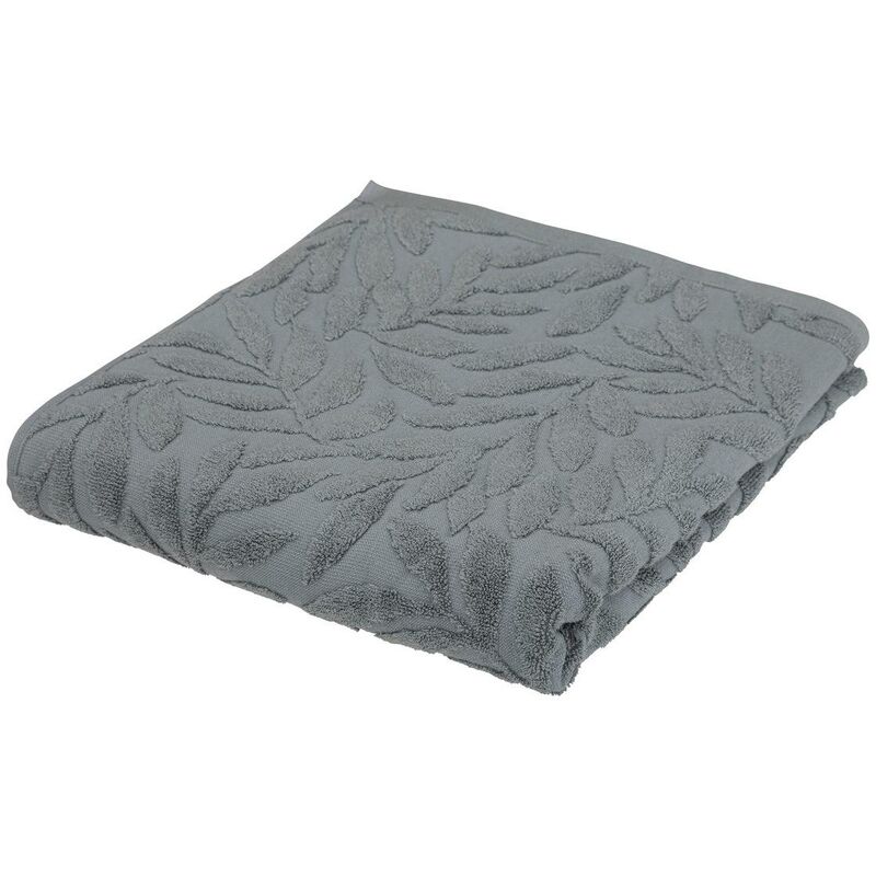 foto del prodotto lenzuolo da bagno sea view in cotone grigio ardesia 100x150cm atmosphera cr ateur d int rieur
