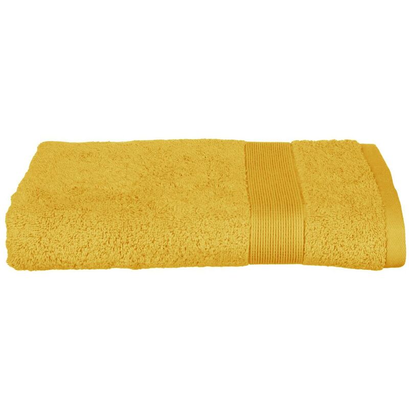 foto del prodotto lenzuolo doccia essentiel in cotone giallo 70x130cm atmosphera cr ateur d int rieur