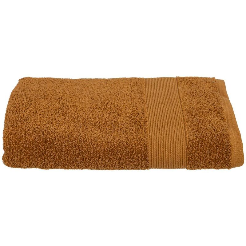 foto del prodotto lenzuolo doccia in cotone praia 70x130cm marrone cannella atmosphera cr ateur d int rieur