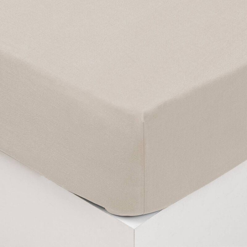 foto del prodotto lenzuolo teso vilma in cotone lavato bianco avorio 140x190cm atmosphera cr ateur d int rieur
