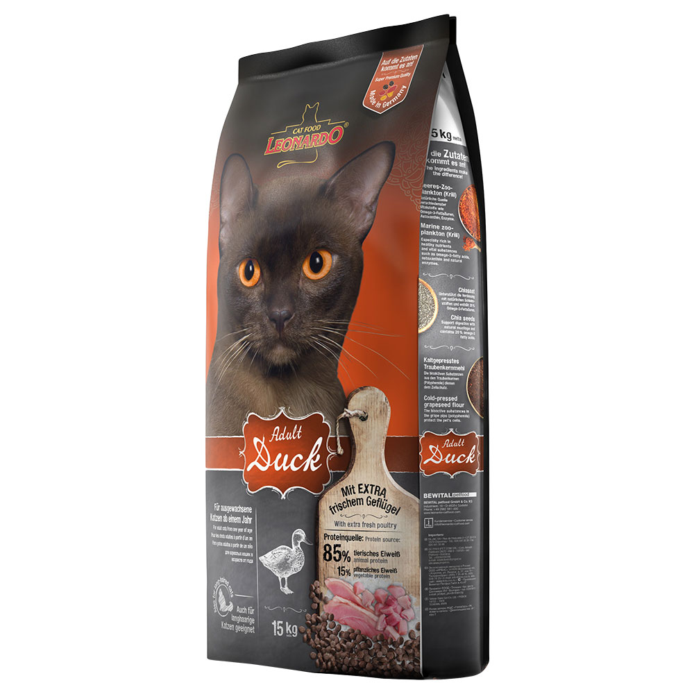 foto del prodotto leonardo adult anatra 15 kg