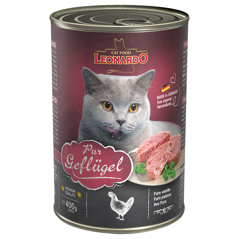 foto del prodotto leonardo all meat 6 x 400 g puro pollame