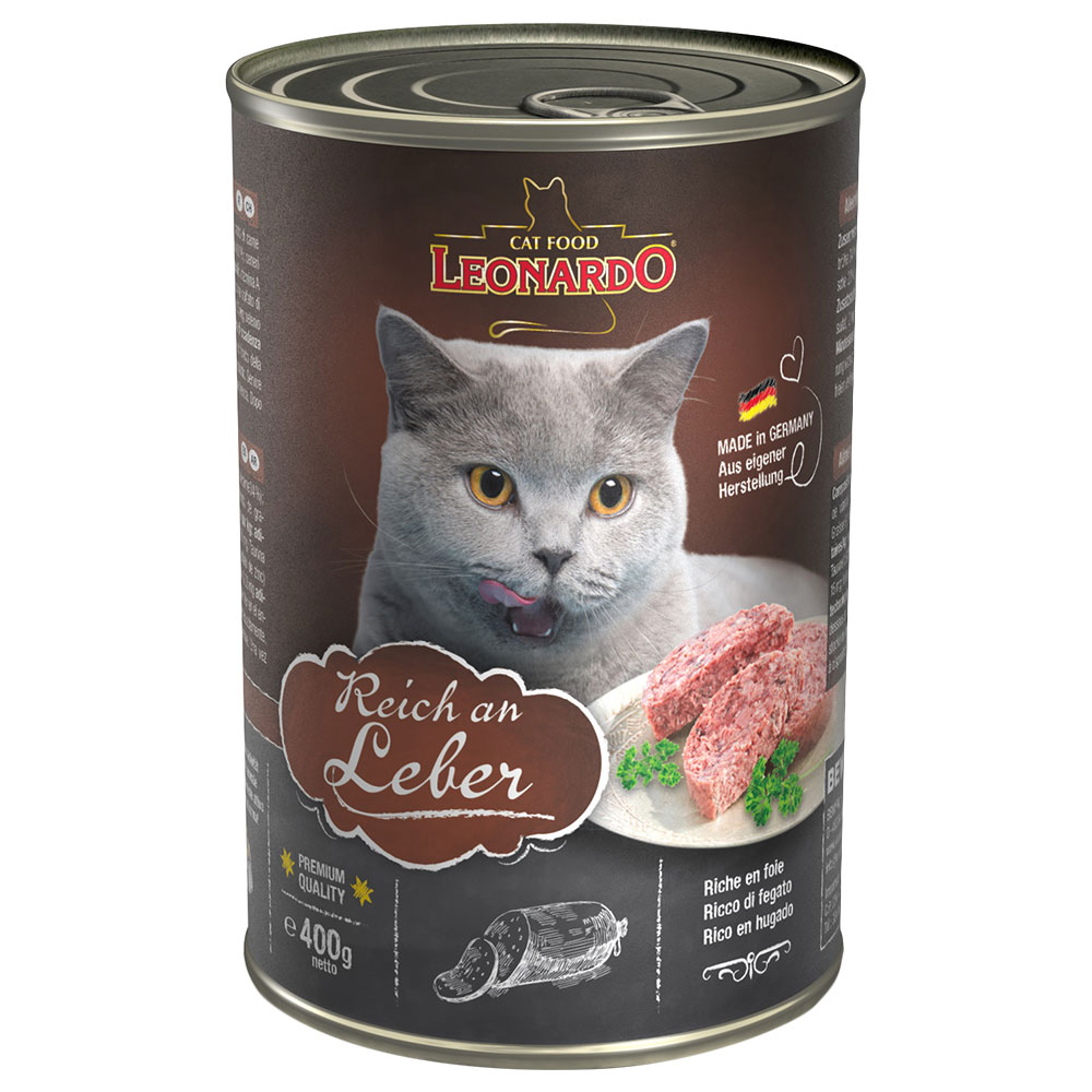 foto del prodotto leonardo all meat 6 x 400 g ricco di fegato