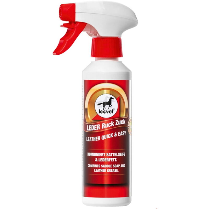 foto del prodotto leovet leather quick easy trattamento rapido per il cuoio sapone e grasso in uno 250 ml