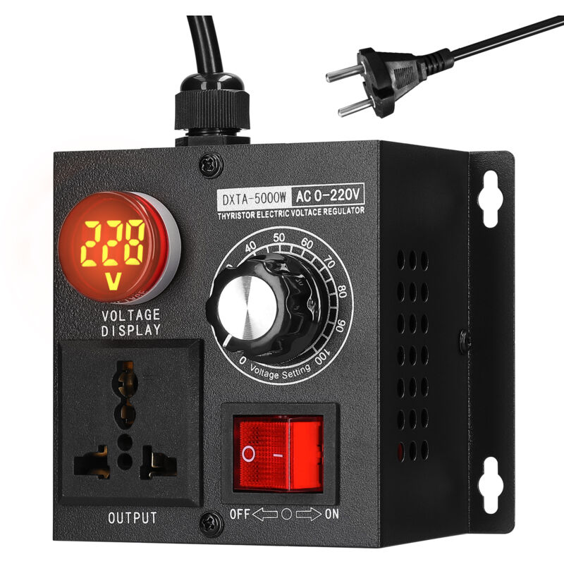 foto del prodotto lepmerk controller regolatore di tensione cc da 5000 w, regolazione della velocit , regolazione della temperatura, attenuazione, decelerazione