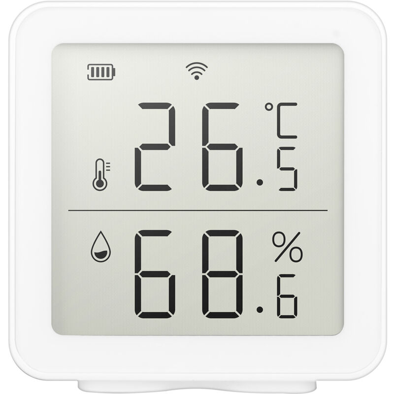 foto del prodotto lepmerk sensore di temperatura e umidit wifi tuya il sensore di temperatura e umidit interna collegato compatibile con alexa, ma non supporta