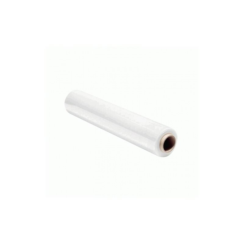 foto del prodotto lerna film estensibile manuale bianco pellicola rotolo altezza 50cm 23 my imballaggio