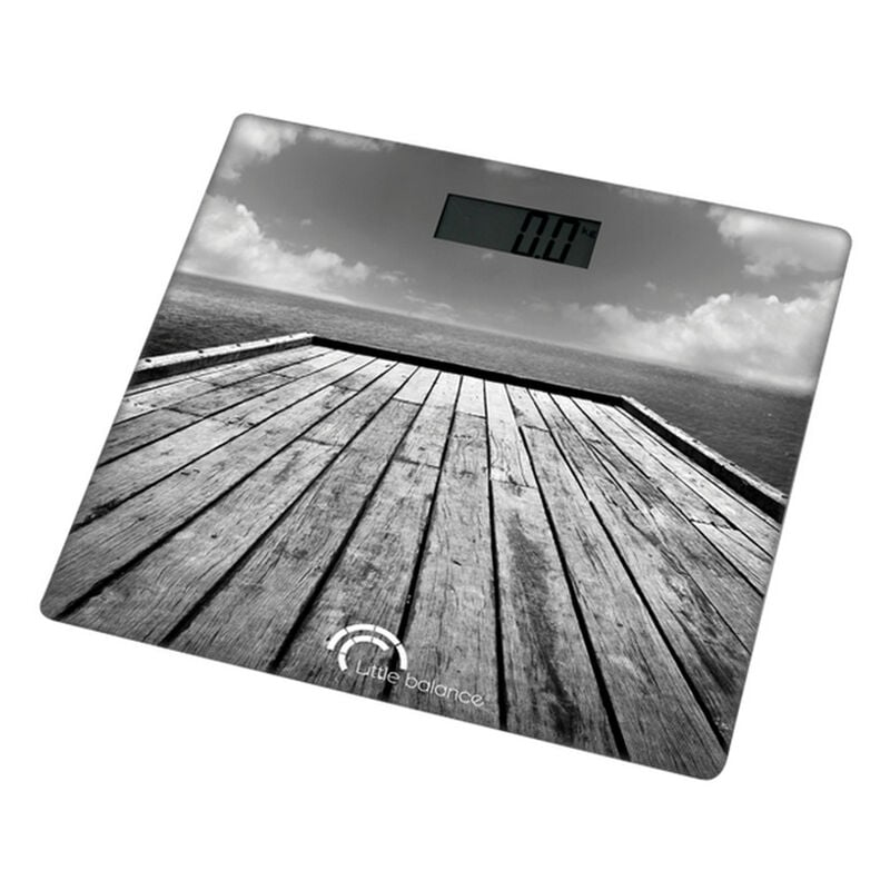 foto del prodotto les tendances bilancia pesapersone elettronica 180kg 100g grigia 8107 little balance