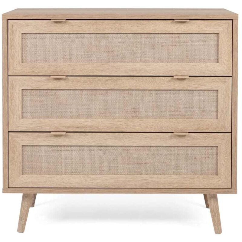 foto del prodotto les tendances cassettiera bali 03a rovere sonoma con stampa canna finori