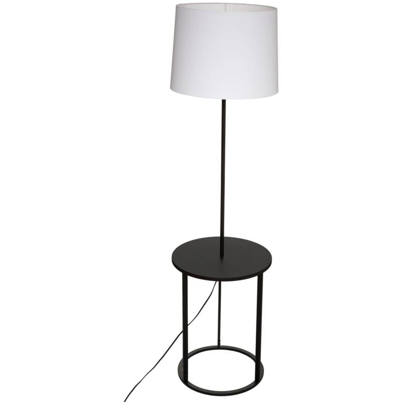 foto del prodotto les tendances lampada da terra gil bianca e nera h149cm atmosphera cr ateur d int rieur