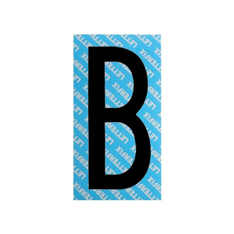 foto del prodotto lettera adesiva nera serie t80 b letterfix