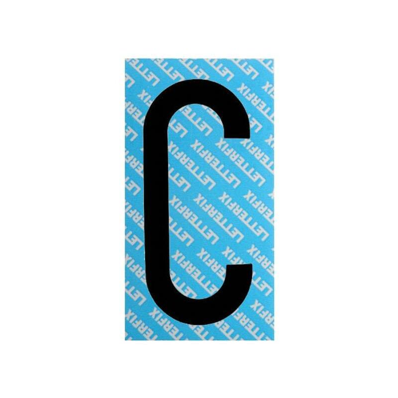 foto del prodotto lettera adesiva nera serie t80 c letterfix