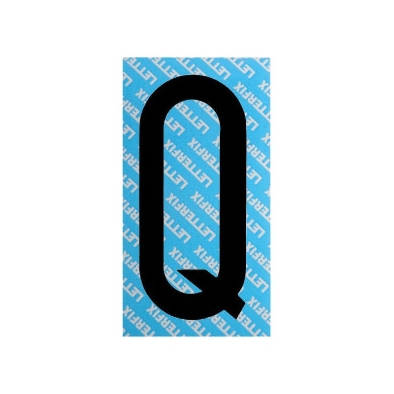 foto del prodotto lettera adesiva nera serie t80 q letterfix