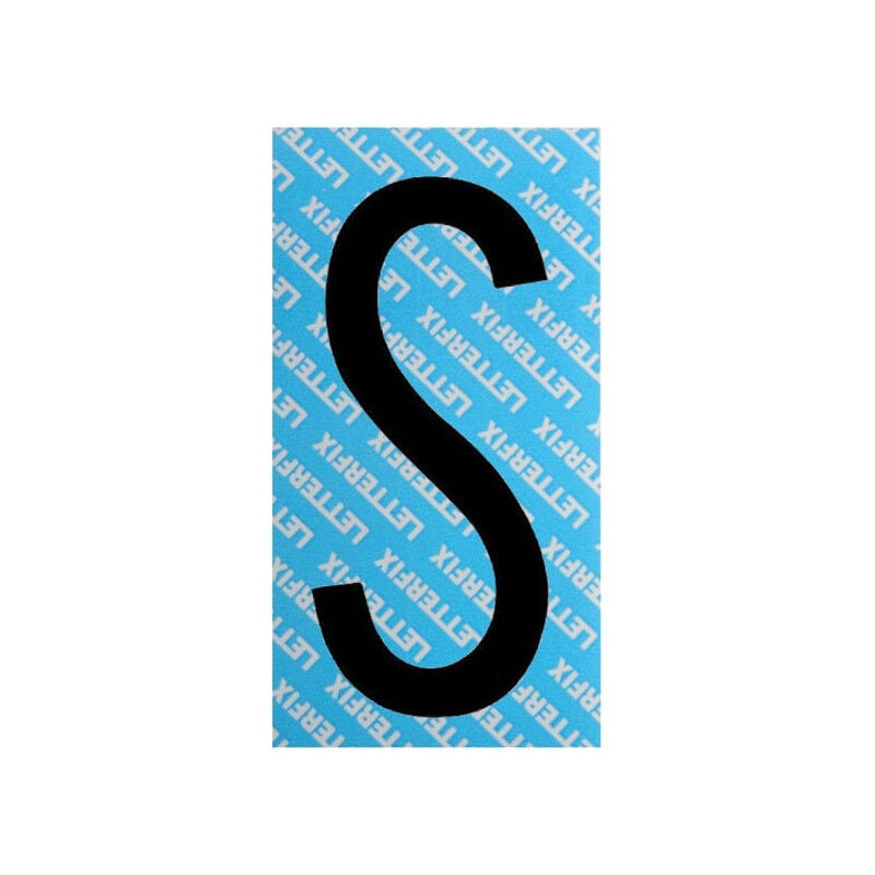 foto del prodotto lettera adesiva nera serie t80 s letterfix