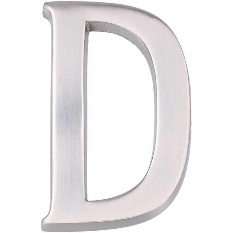 foto del prodotto lettera edm 85628 d argento nichel 10 cm