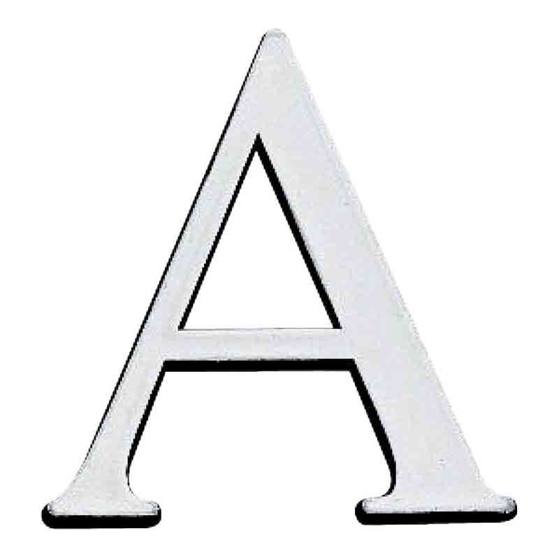 foto del prodotto lettera w adesiva in plastica a rilievo color oro novap