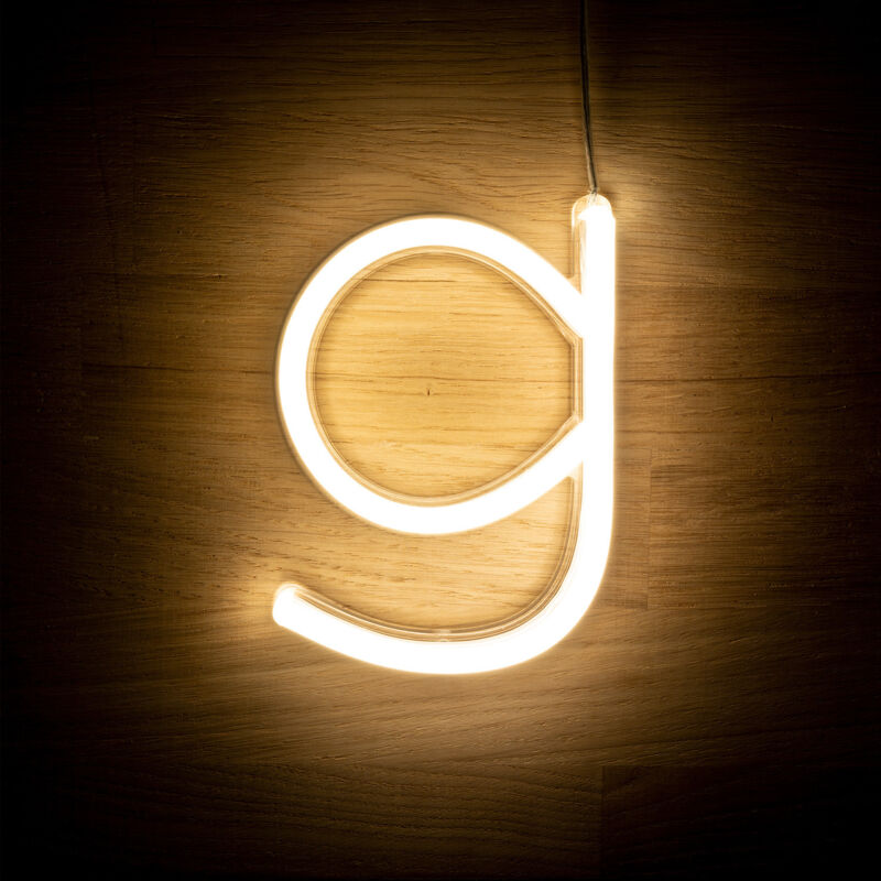 foto del prodotto lettere led neon g