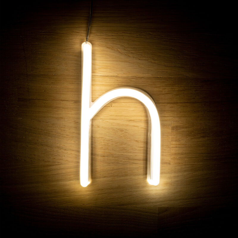 foto del prodotto lettere led neon h