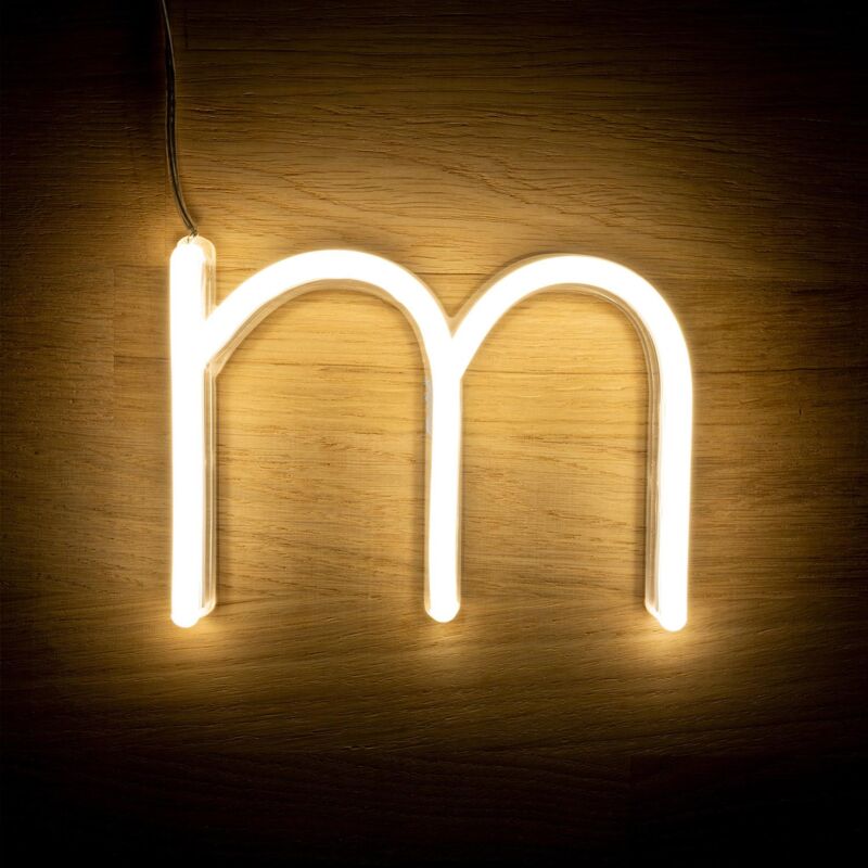 foto del prodotto lettere led neon m