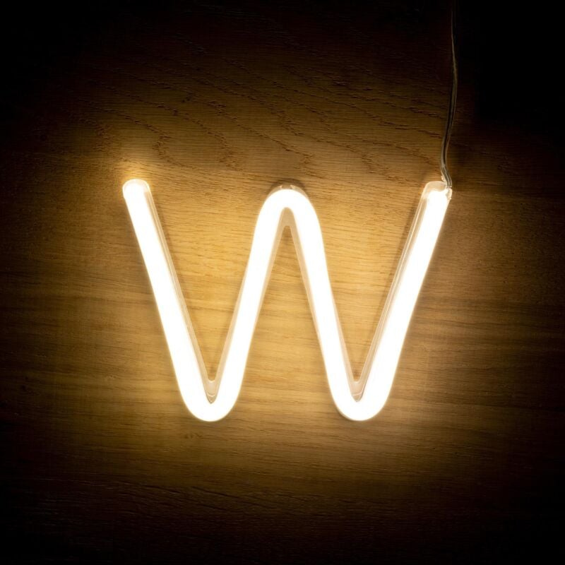 foto del prodotto lettere led neon w