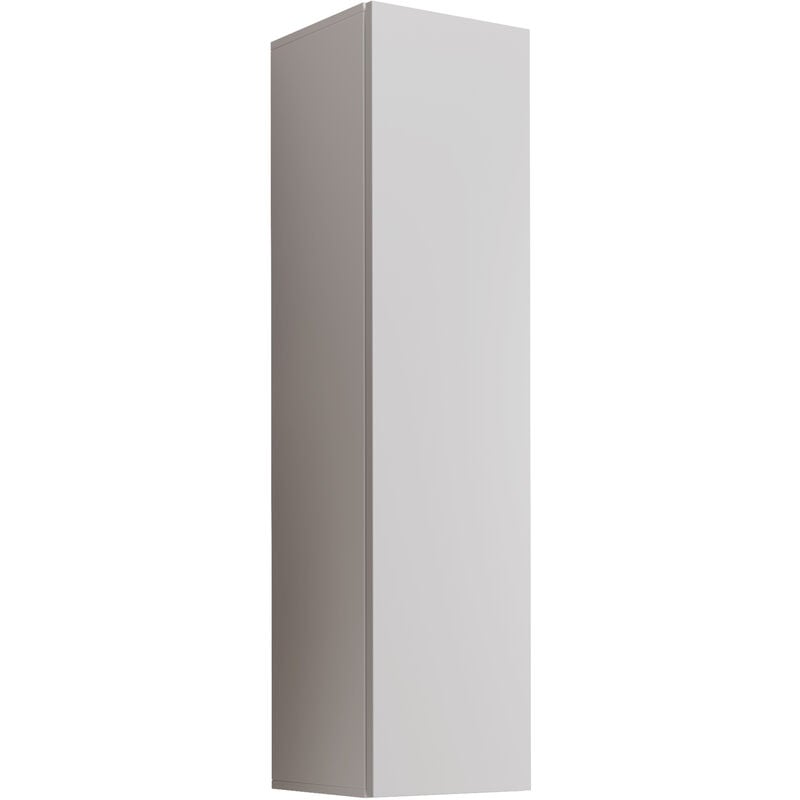 foto del prodotto lettiemobili vetrina sospesa mobile soggiorno vetrinetta pensile 1 ante salotto sala da pranzo 30x120x30cm modello berit 30x120 bianco finitura