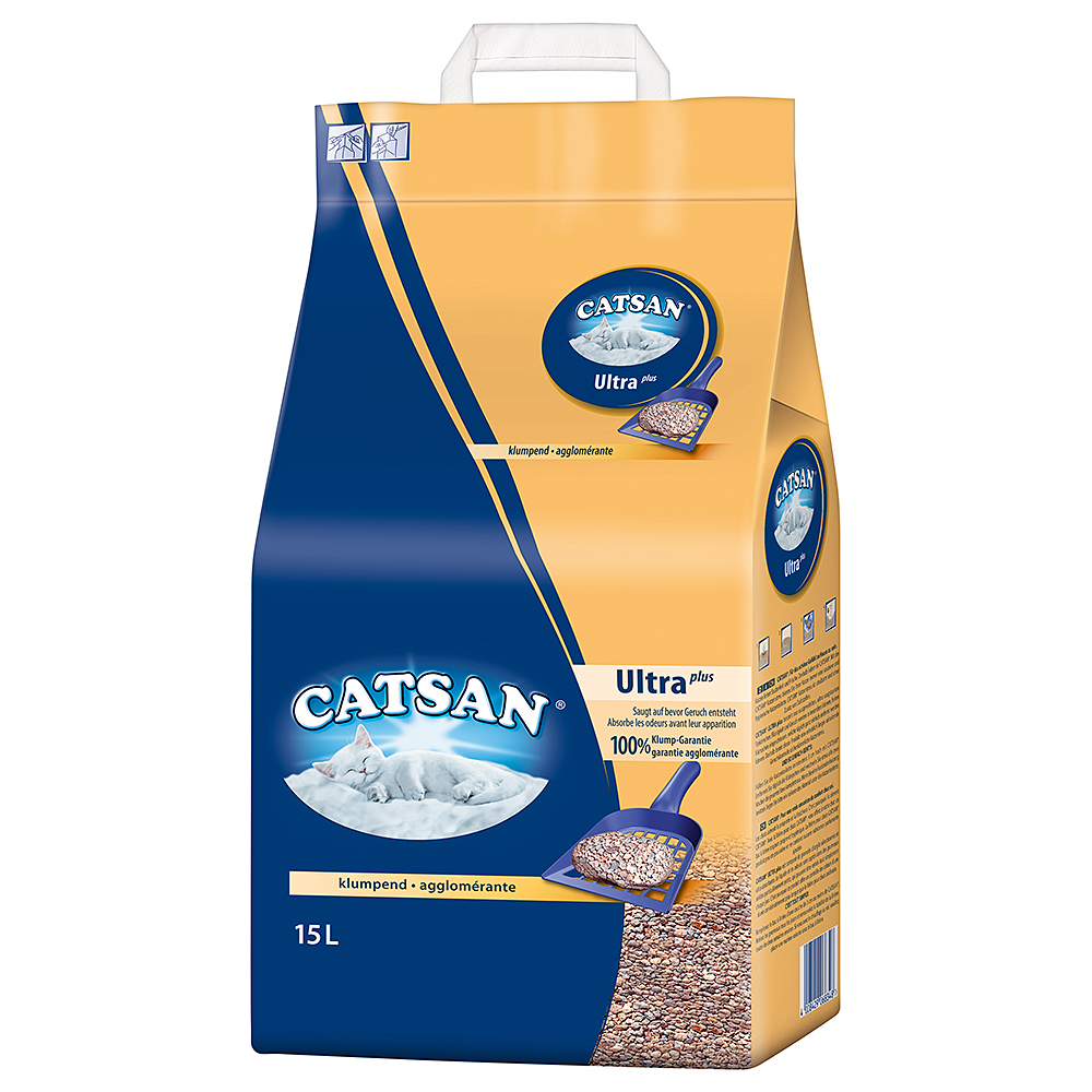 foto del prodotto lettiera agglomerante catsan ultra 15 l ca. 15,4 kg 